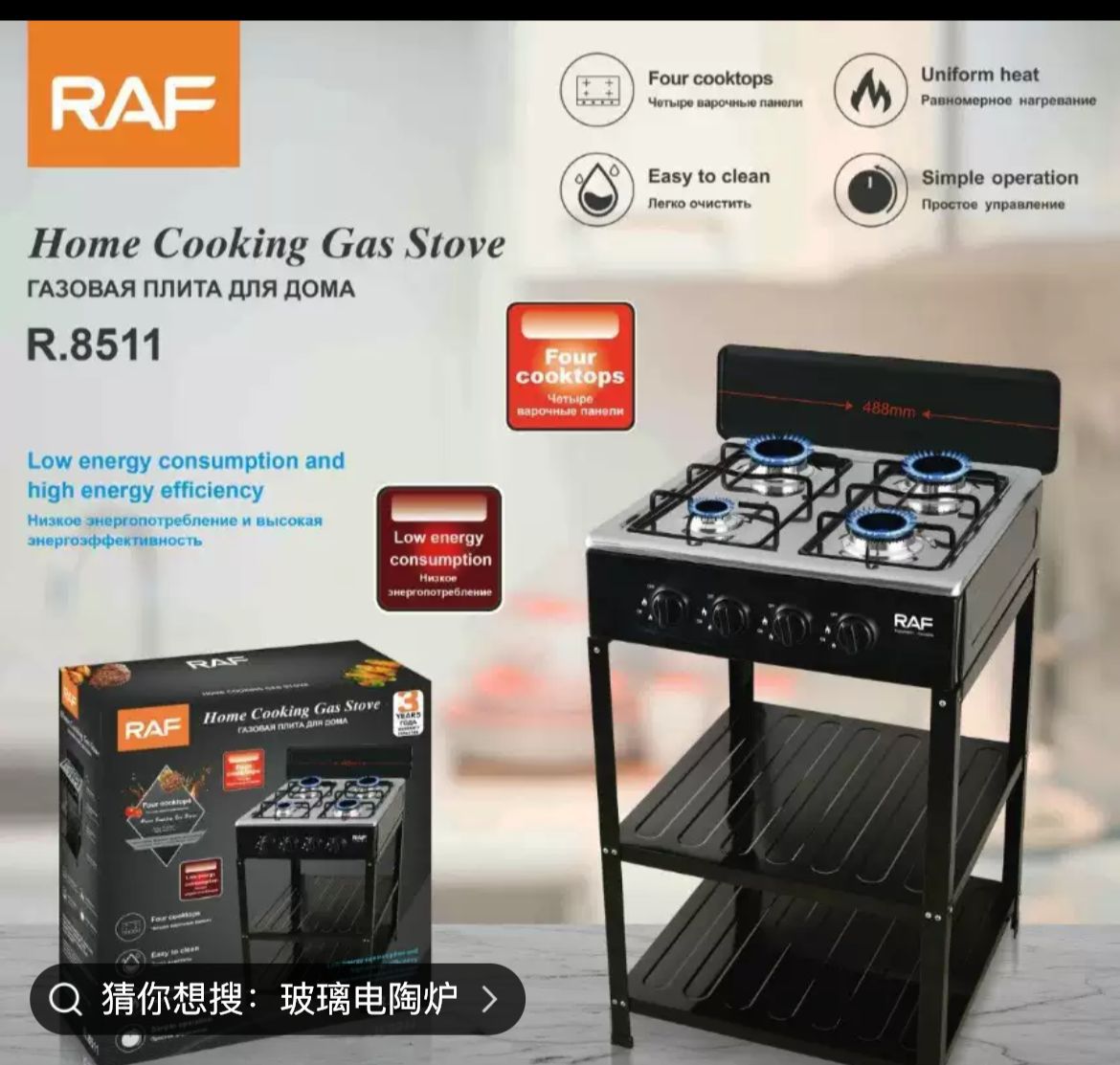 home cooking gas stove